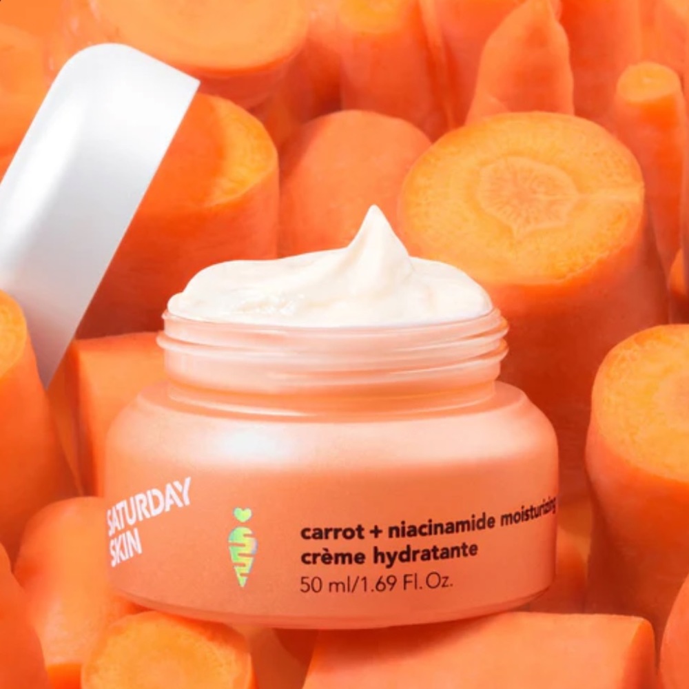 SATURDAY SKIN carrot+niacinamide moisturizing cream